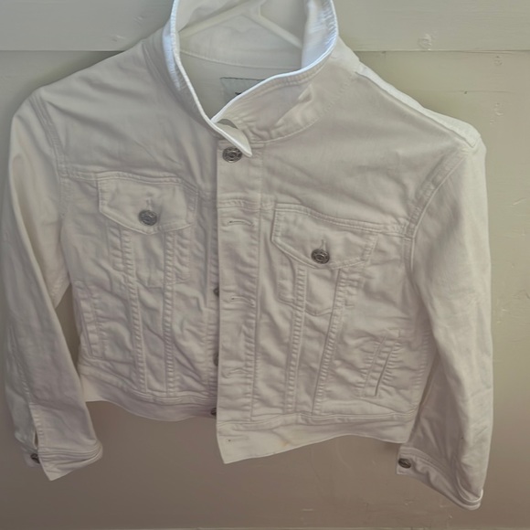 current elliott white denim jacket